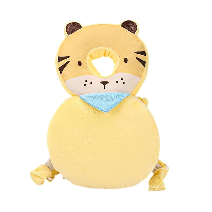 Baby Head Protection Backpack - Soft & Comfortable, Cute Cartoon Design, Cute-Tiger