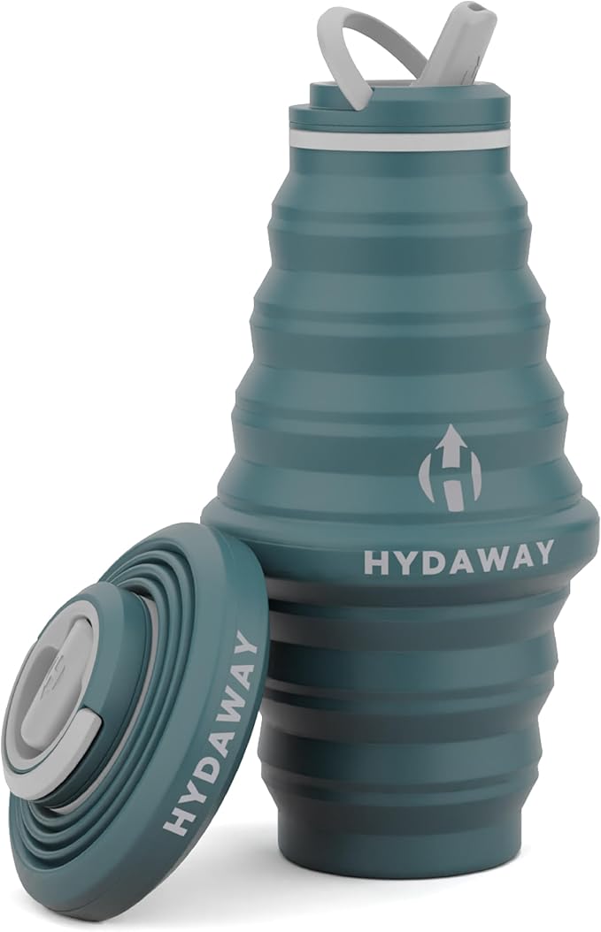 HYDAWAY 25oz Collapsible Water Bottle - BPA-Free, Leakproof, Lightweight, and Space-Saving - Perfect for Hiking, Travel, and All-Day Hydration
