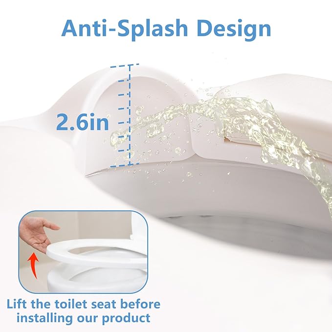 Potty Training Seat:2 in 1 Design Potty Seat for Toilet & Nursery Step Stool for Sink, Potty Training Toilet with Height Adjustable Ladder for Kids of All Ages (Arctic)