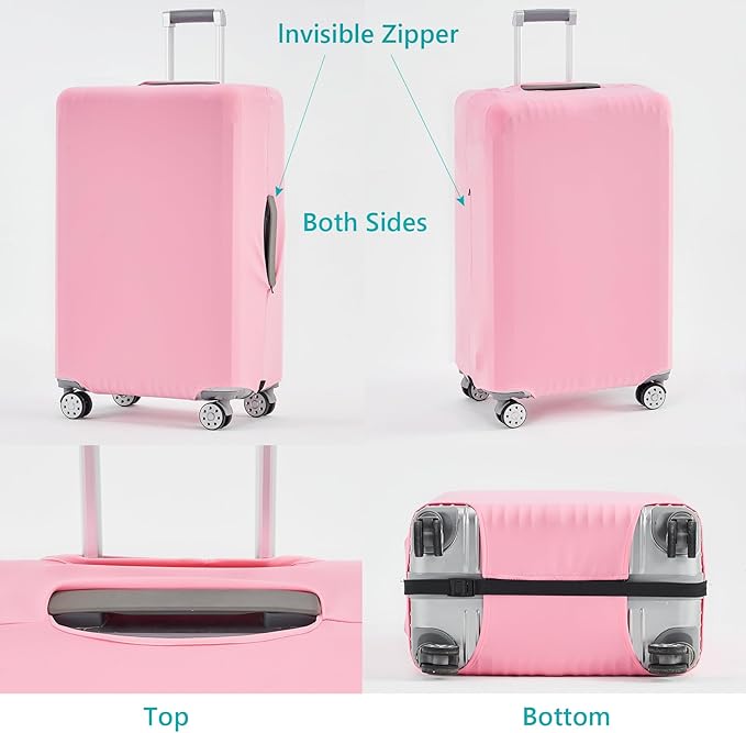 Travelkin Luggage Covers For Suitcase Tsa Approved,Suitcase Cover Protector Fit 18-32 Inch Luggage