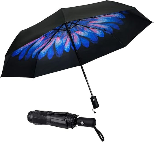 SY COMPACT Travel Umbrella Windproof Automatic Umbrellas Small Compact UV Sun Protection Factory Outlet Umbrella