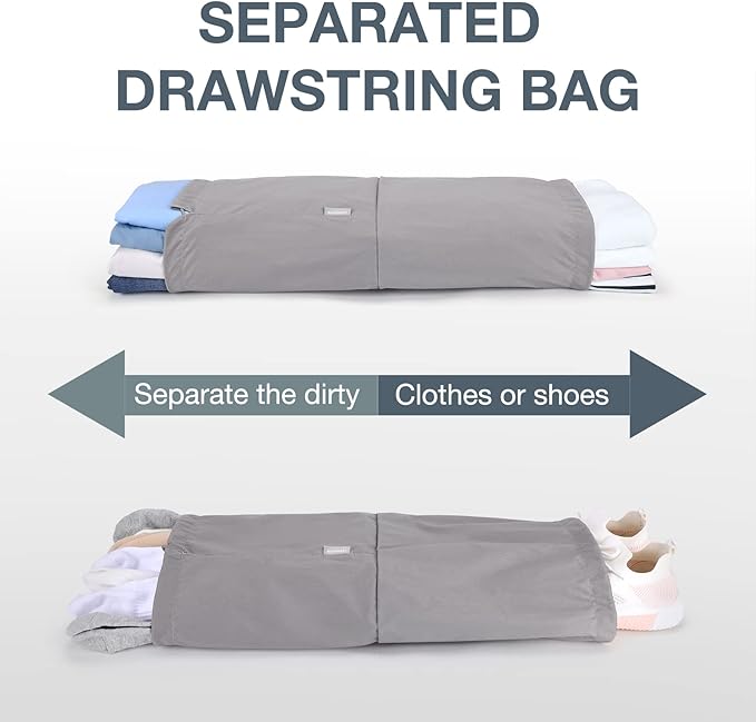 BAGSMART 6 Set Compression Packing Cubes - Lightweight Travel Essentials, Durable Luggage Organizer