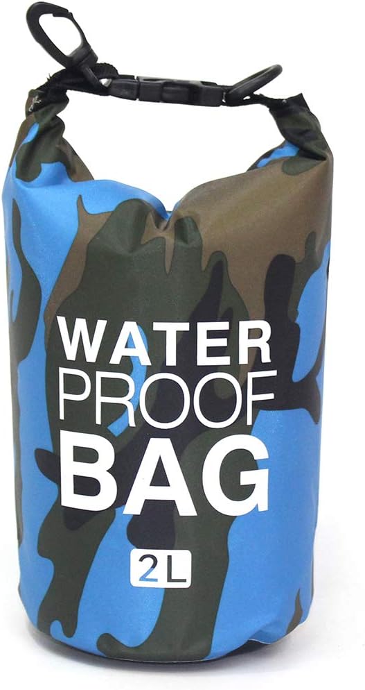 Waterproof Dry Bag 2L/5L/10L/15L/20L/30L, Roll Top Sack Keeps Gear Dry for Kayaking, Rafting, Boating, Swimming, Camping, Hiking, Beach, Fishing with Free Waterproof Phone Case