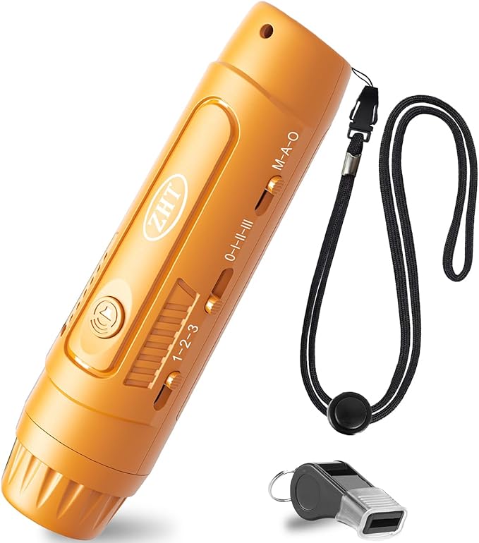 ZHT Electronic Whistle for Coaches, Referees, Teachers - 3 Tones & 3 High Volume, Handheld Whistles with Lanyard - Sports Whistle for Volleyball Soccer, Outdoor Camping, Emergency Safety