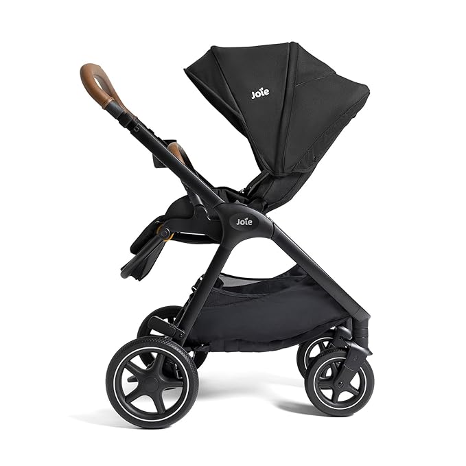 Joie, Kava 3-in-1 Stroller - Versatile, All-Wheel Suspension, Reversible Seat, Travel System Compatible and Detachable Crossbody Bag (Shale)