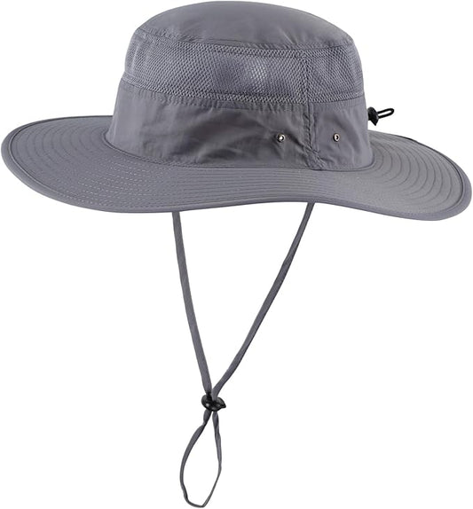 Home Prefer UPF 50+ Men's Sun Hat Wide Brim Bucket Hat UV Protection Hat for Mens Womens Beach Safari Gardening Golf Fishing