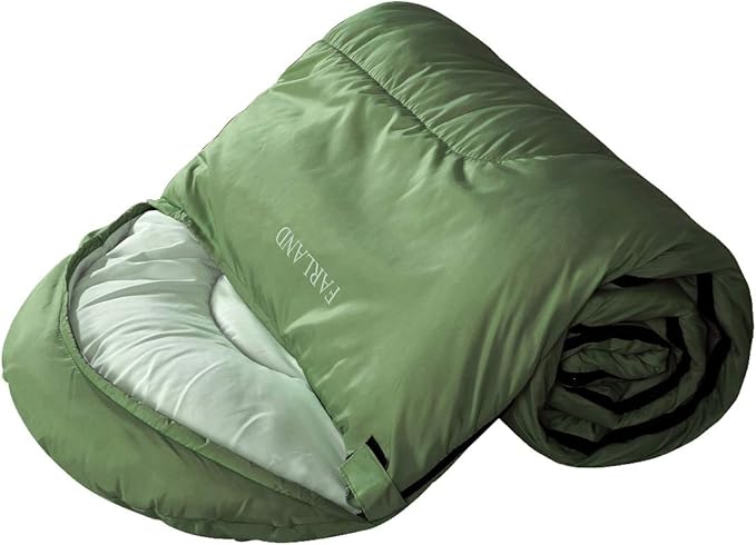 FARLAND Sleeping Bags 30℉ for Adults Teens Kids with Compression Sack Portable and Lightweight for 3-4 Season Camping, Hiking,Waterproof, Backpacking and Outdoors
