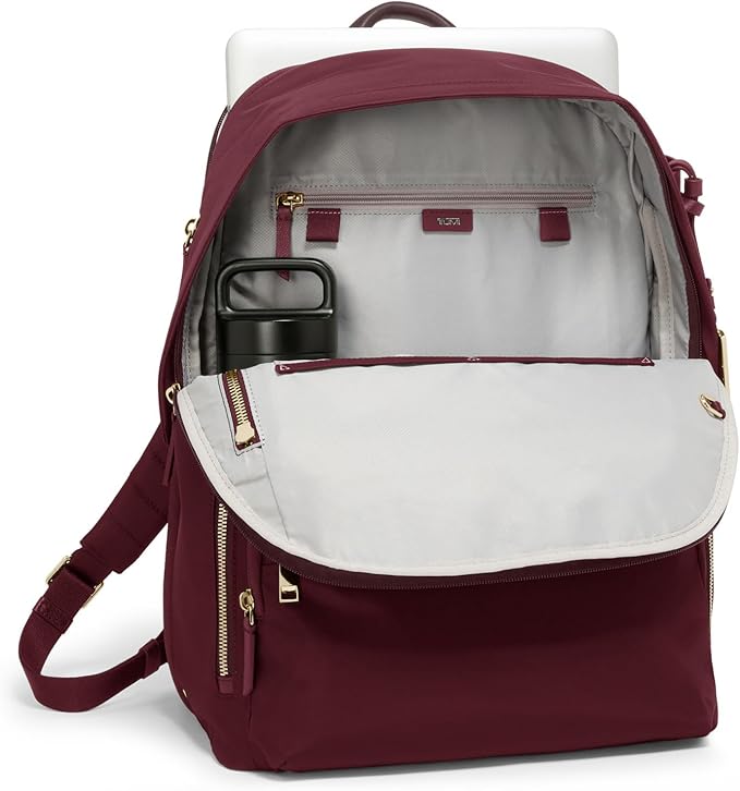 TUMI - Voyageur Montana Backpack - Stylish Travel Backpack for Women - For Business, Work - Fits up to 16" Laptops - Wine