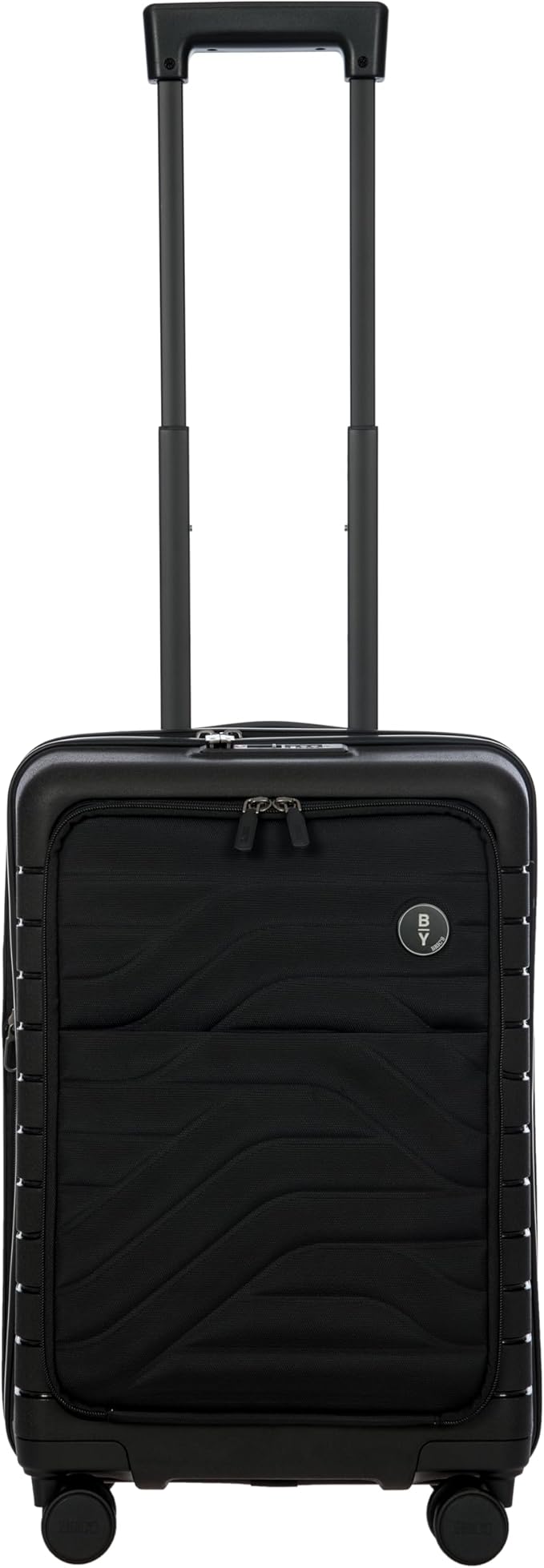Bric's B|Y Ulisse Spinner Carry-On Suitcase, Lightweight Expandable Hard Shell Luggage with TSA Lock and Smooth 360° Wheels 21 Inch – Nero