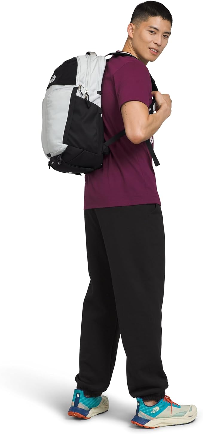 The North Face Surge Commuter Laptop Backpack, Tin Grey Dark Heather/TNF Black-NPF, One Size