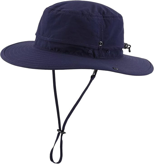 Connectyle Sun Hat for Men Women Outdoor UV Protection Safari Hat for Fishing Hiking Gardening Breathable Cowboy Hat UPF50