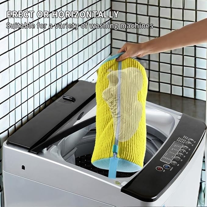 Shoe Washing Machine Bags 2 PCS – Premium, Durable Laundry Bags for Sneakers, Boots, High Heels, and More. Prevent Wear and Tear During Washing Perfect for Home Use, Travel, and Easy Shoe Care