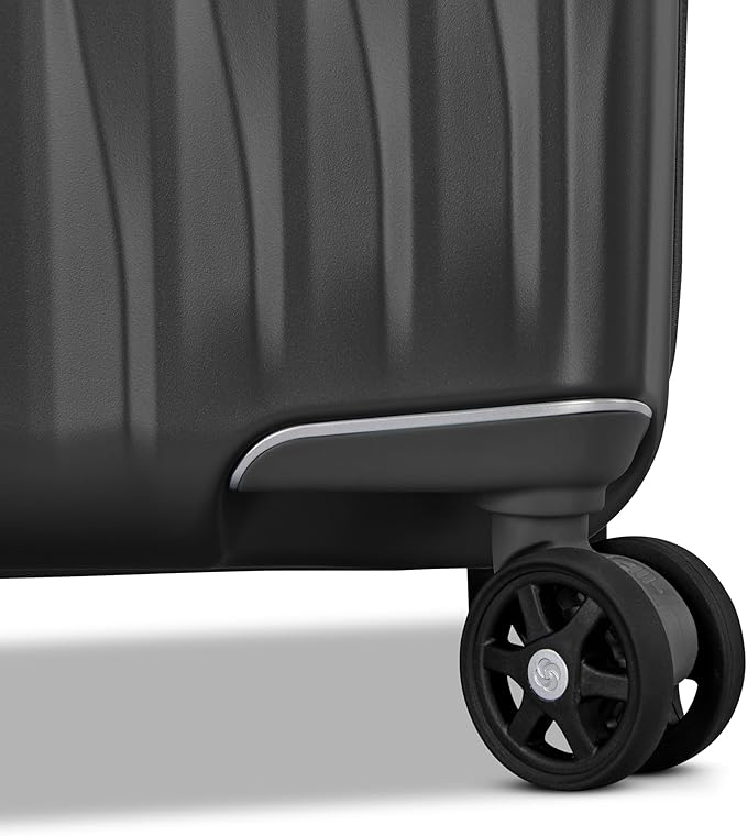 Samsonite UpLIFT Carry-On Hardside Luggage with Spinner Wheels - Airline-Approved, TSA Lock, Adjustable Handle System - Polycarbonate Hard Suitcase for Ultra Lightweight Travel - Phantom Black