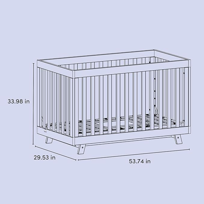 Storkcraft Beckett Convertible Crib (White) – Converts from Baby Crib to Toddler Bed and Daybed, Fits Standard Full-Size Crib Mattress, Adjustable Mattress Support Base