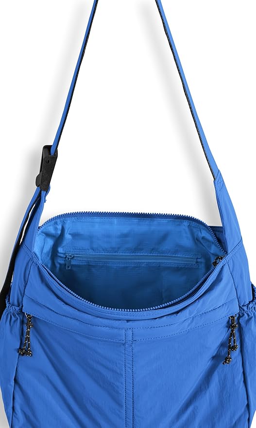 ODODOS 20L Crossbody Tote Bag Large Capacity Lightweight Hobo Shoulder Sling Bags for Gym Shopping Beach Travel