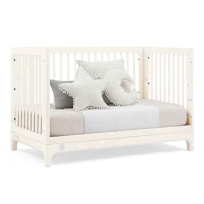 Delta Children babyGap Wren 4-in-1 Convertible Crib Greenguard Gold Certified, Antique White