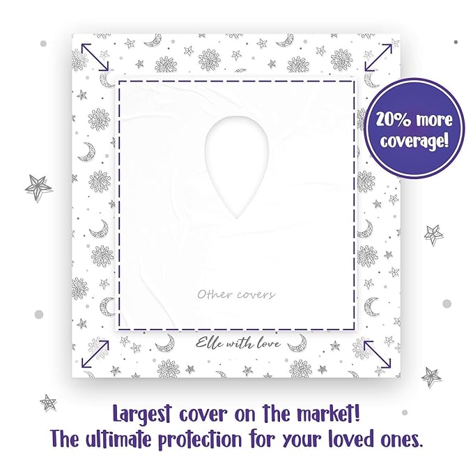 20 Pack Extra Large Disposable Toilet Seat Cover (Boho) – Toddler Toilet Covers for Full Coverage On Toilet or Potty – Ideal Travel Toilet Seat Covers for Kids and Adults