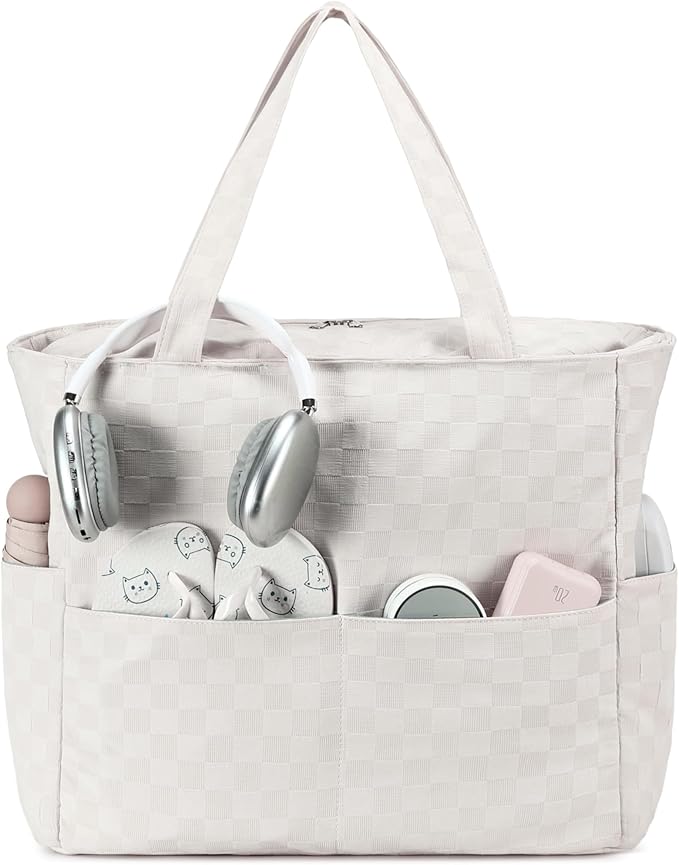 Waterproof Beach Tote Pool Bags for Women Ladies Extra Large Gym Tote Carry On Bag With Wet Compartment for Weekender Travel