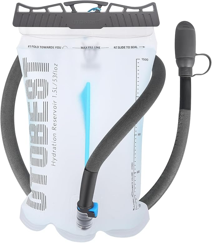 Hydration Bladder,TPU Water Bladder,Water Bladder for Hiking Backpack,BPA Free,Wide Opening,Leak-Proof,Water Reservoir for Hiking Cycling Camping Running