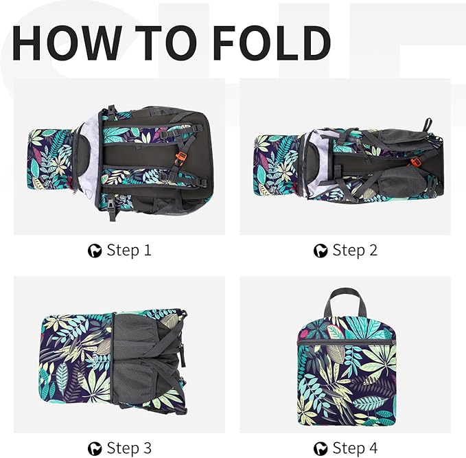 40L Hiking Backpack Lightweight Daypack Waterproof Travel Camping Backpack for Men Women Sport Packable