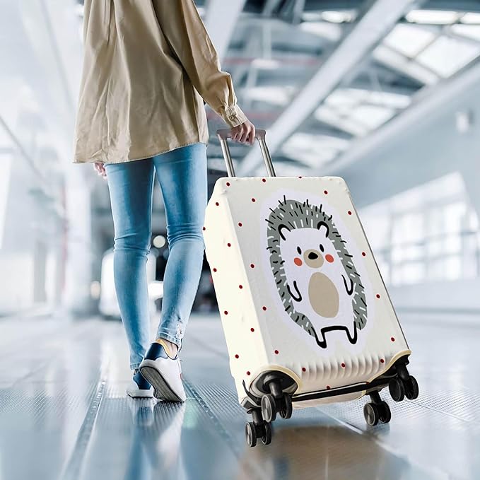 Travel Luggage Cover Suitcase Protector Fits 18-32 Inch Wheel Covers PatternedTravel Related Items Flower Luggage Protector Elastic XL