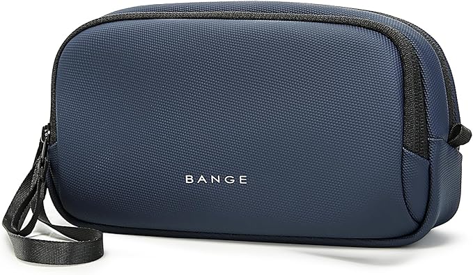 BANGE Travel Organizer Case, Water Resistant Electronics Travel Bag Organizer for Cable,Easy to store backpacks (Blue)