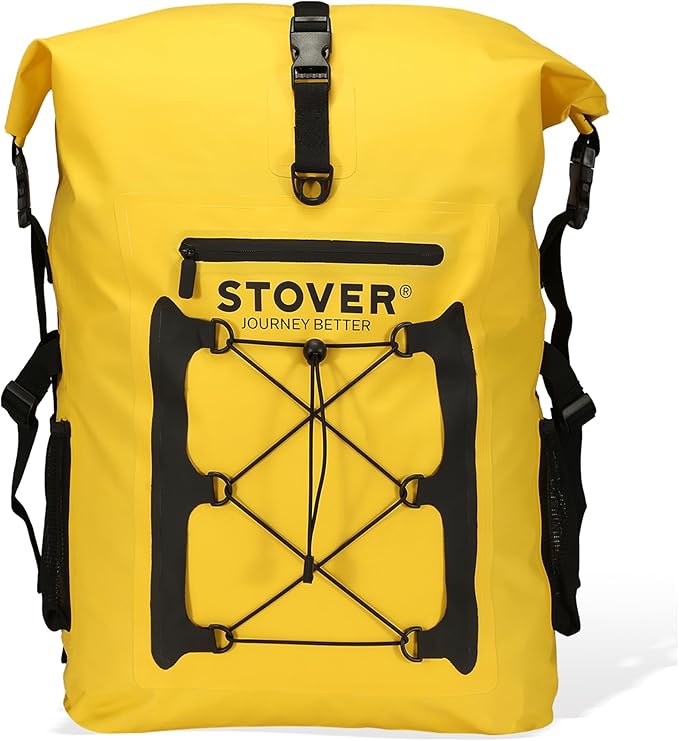 STOVER 5/10/25/30/40/55L Waterproof Backpack- Floating Dry Bag for Kayaking, Travel, Beach, Hiking, & Camping, Men/Women