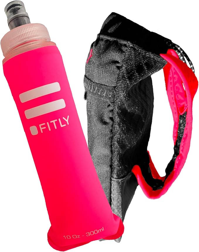 Soft Flask - Shrink As You Drink Soft Water Bottle for Hydration Pack - Folding Water Bottle Ideal for Running, Hiking, Cycling, Climbing & Rigorous Activity