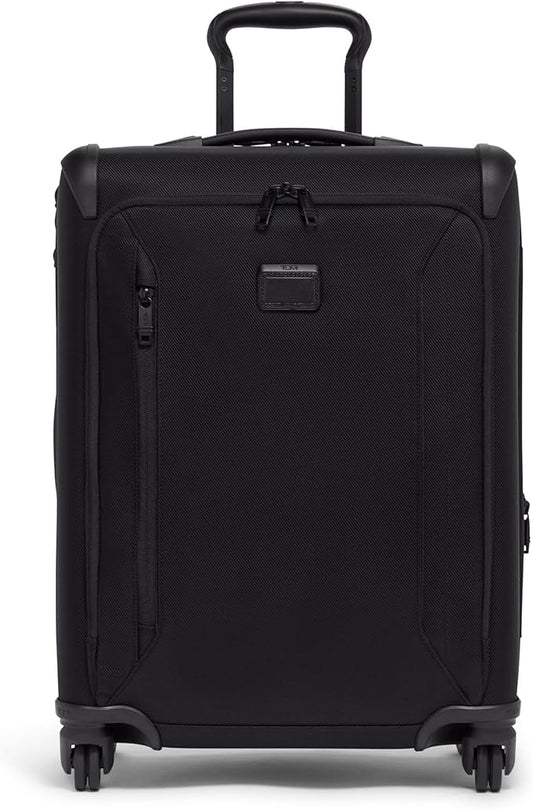 TUMI - Aerotour 4 Wheel Expandable Luggage - Men's and Women's Lightweight Business and Leisure Travel Suitcase - 21.75" Continental Expandable Carry-On, Black