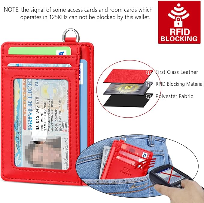 FurArt Slim Minimalist Wallet, Front Pocket Wallets, RFID Blocking, Credit Card Holder for Men & Women