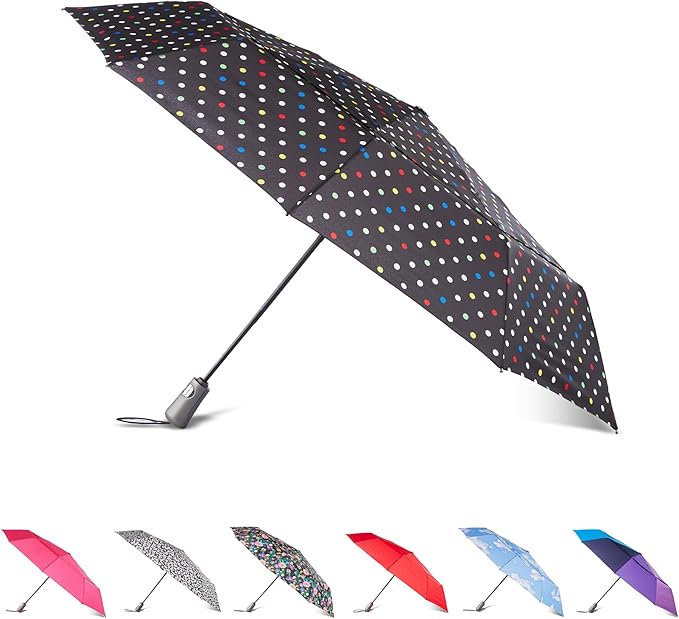totes Men's and Women's Ultimate Folding Umbrella with Auto Open Close Windproof Sun Protection