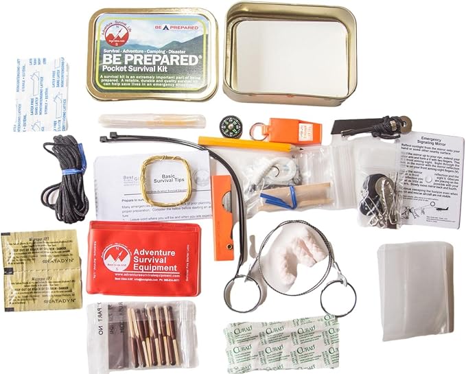 Best Glide ASE Be Prepared® Pocket Survival Kit PSK Holder not Included