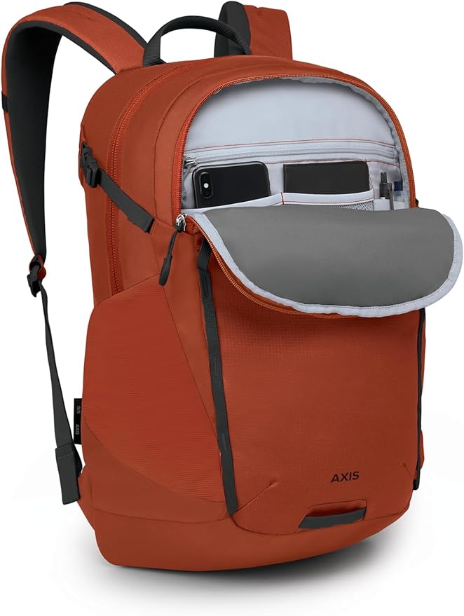 Osprey Axis Laptop Backpack – Sleek Everyday Pack with Laptop Sleeve, Water Bottle Pockets & Compression Straps