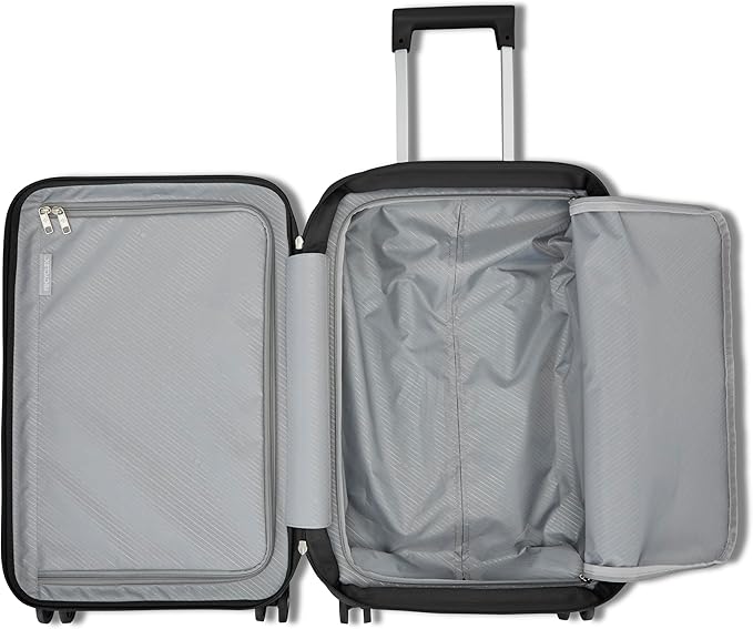 Samsonite UpLIFT Large Checked Hardside Luggage with Spinner Wheels - Airline-Approved, TSA Lock, Adjustable Handle System - Polycarbonate Hard Suitcase for Ultra Lightweight Travel - Silver Shimmer