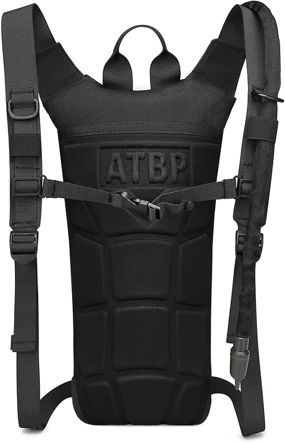ATBP Tactical Water Hydration Pack Military 3L Water Bladder Carrier Backpack Leakproof for Running Jogging Cycling Hiking