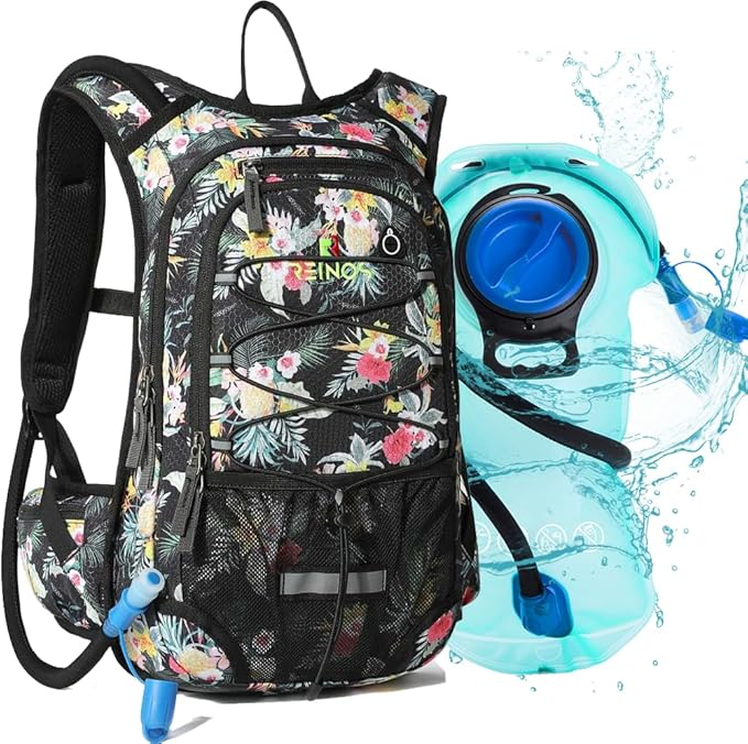 Hydration Pack Backpack with 3L Water Bladder for Men & Women, Hiking Daypack with Thermal Insulation | Running, Cycling, Camping, Skiing, Outdoor Activities