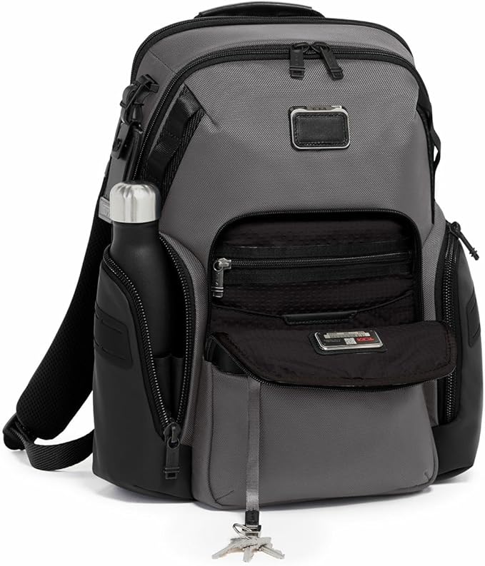 TUMI - Alpha Bravo Navigation Backpack - Everyday Travel Backpack - Fits Up to 15" Laptop - 16.0" X 14.0" X 7.3" - Charcoal