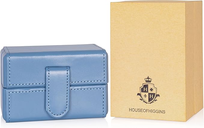 Single Travel Watch Case - Vintage Inspired - Exterior, Soft Microfiber Lining, Fits Up to 42mm Watches - Vegan Leather - Reliable Storage for Home or Travel