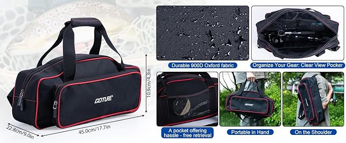 Goture Fishing Rod and Reel Combo,Fishing Pole,Telescopic Fishing Rod Kit with Spinning Reel, Telescopic Fishing Pole with Carrier Bag for Freshwater Saltwater for Men Women