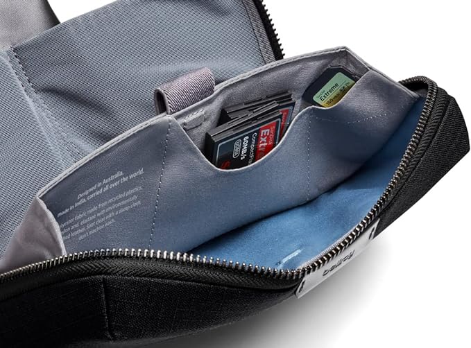 Bellroy Tech Kit (Tech Accessories Organizer Pouch, Zipper Closure Design, Stores Power Bank, Phone Charger, Cables & More, Internal)