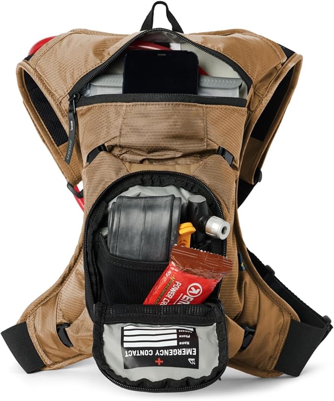 USWE MTB Hydro Hydration Pack with Hydration Bladder - Hydration Backpack for Cycling, Mountain Biking, E-MTB and Gravel Riding, Backpack with Water Bladder