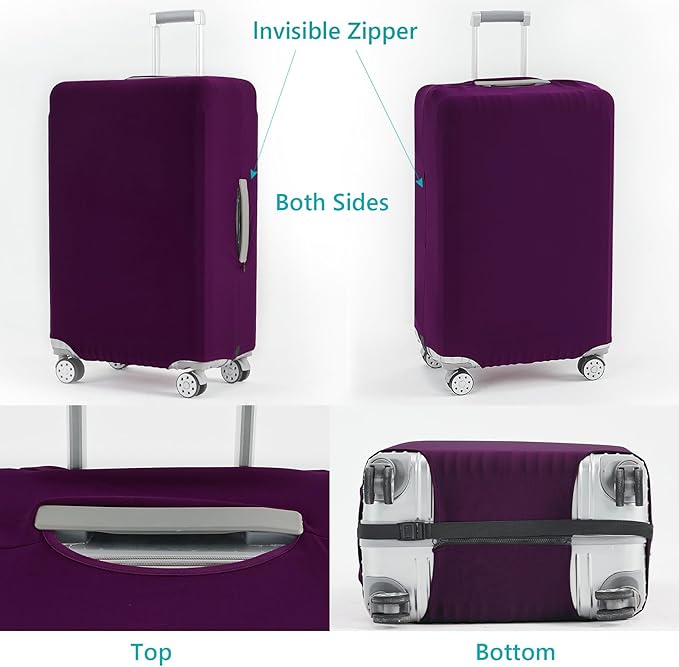 Travelkin Luggage Covers For Suitcase Tsa Approved,Suitcase Cover Protector Fit 18-32 Inch Luggage