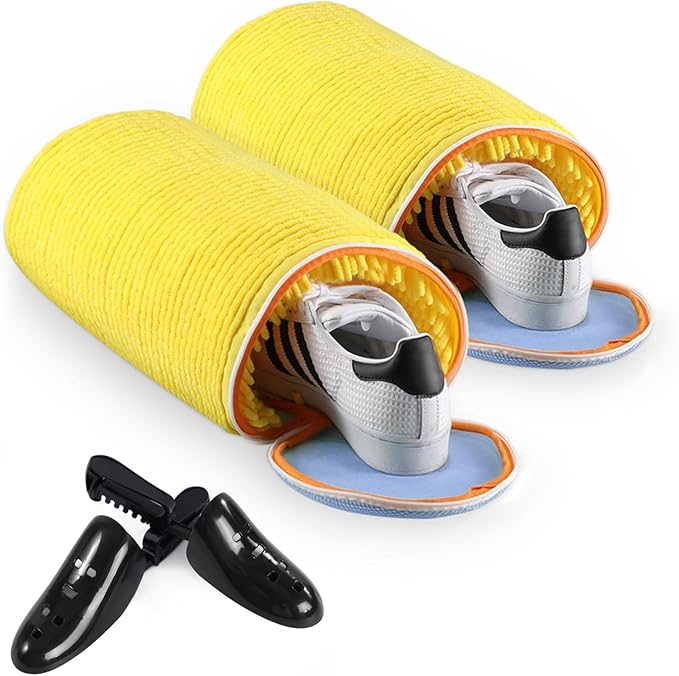 Shoes Laundry Bag Keep Shoes Clean, Shoe Wash Bag for Washing Machine, Reusable and Durable Zipper Shoe Washing Bag, Sneaker Tennis Shoe Cleaner Kit Include Pair of Adjustable Shoe Trees