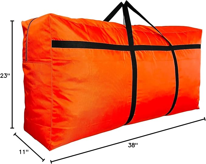 Extra Large Storage Duffle Bag with Zippers and Handles, Big Foldable Duffle Bag for Travel