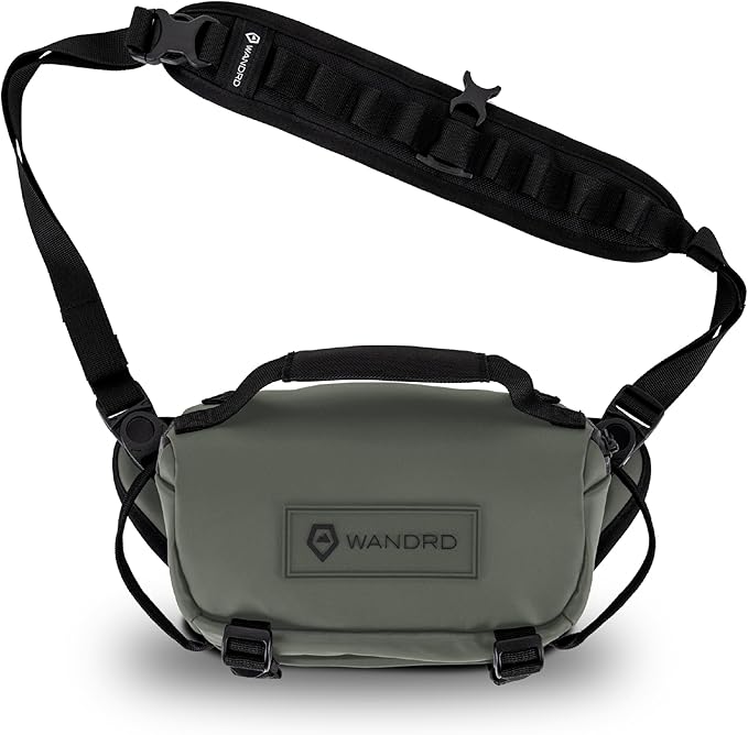 WANDRD ROGUE V1 3L Sling: Compact Camera Sling and Crossbody Bag with Fast Access, 3-Way Carry– Lightweight Everyday Bag Great for Travel, Photography, and Daily Use (Wasatch Green)