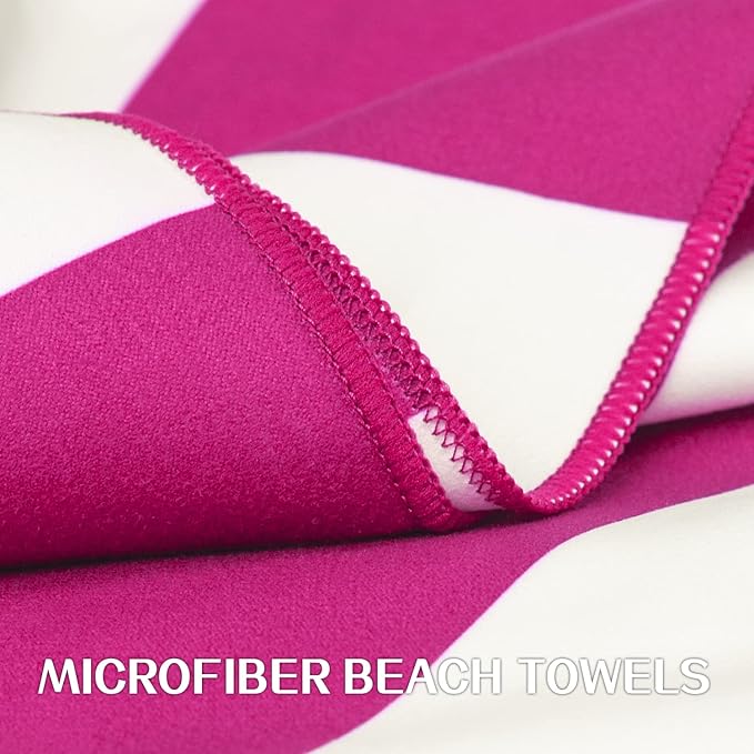 Your Choice Microfiber Quick Dry Sand-Free Beach Towel for Adults & Kids (67x35 Inch, 60x30 Inch) - Oversized, Compact, Lightweight, Absorben