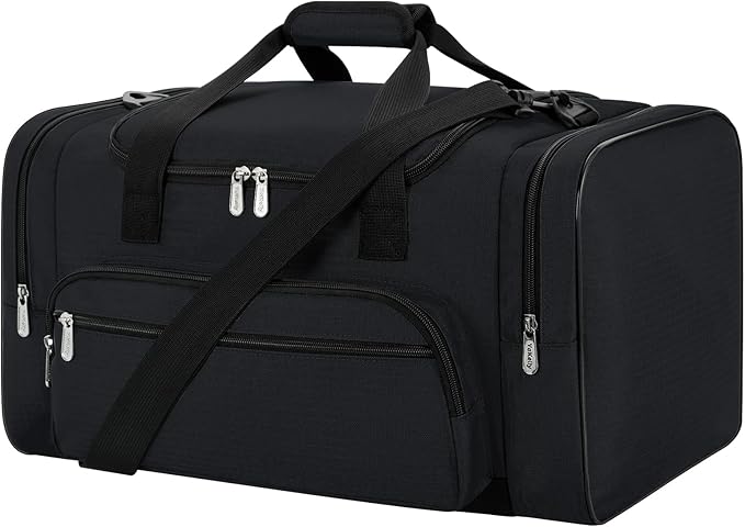 Sports Duffel Bag 26 Inch Travel Gym Duffle - Black