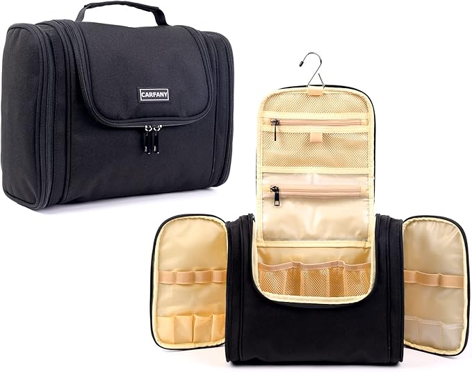 Hanging Toiletry Bag For Women And Men Large Travel Cosmetic Makeup Bags Organizer Water Resistant Shower Bag