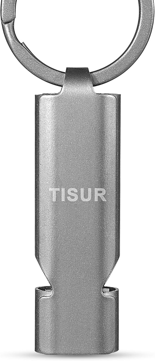 TISUR Loud Emergency Whistles,130db+ Lifeguard Safety Whistle Keychain for Surviva Camping Hiking dog whistle