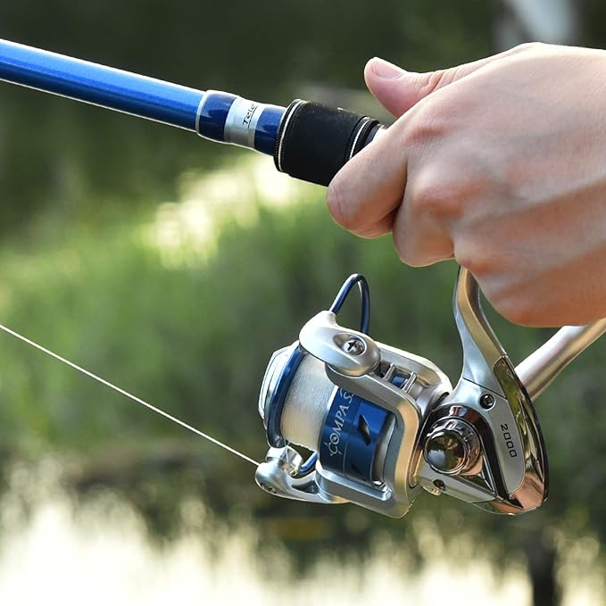 KastKing Compass Telescopic Fishing Rods and Combo, Sensitive Graphite Composite Blank, Easy to Travel, Packs to Just 17" in Length, Stainless Guides and Ceramic Rings, Combos w/ 4+1BB Spinning Reel